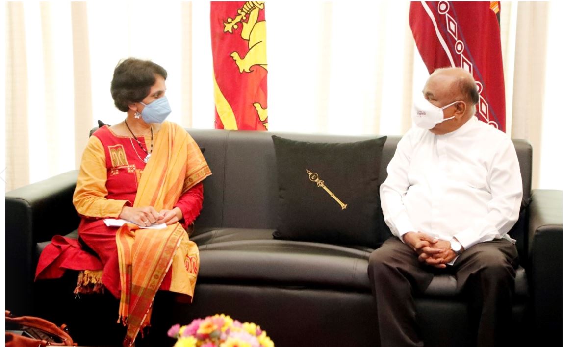 එක්සත් ජාතීන්ගේ සහකාර මහලේකම්වරිය කථානායකවරයා හමුවෙයි