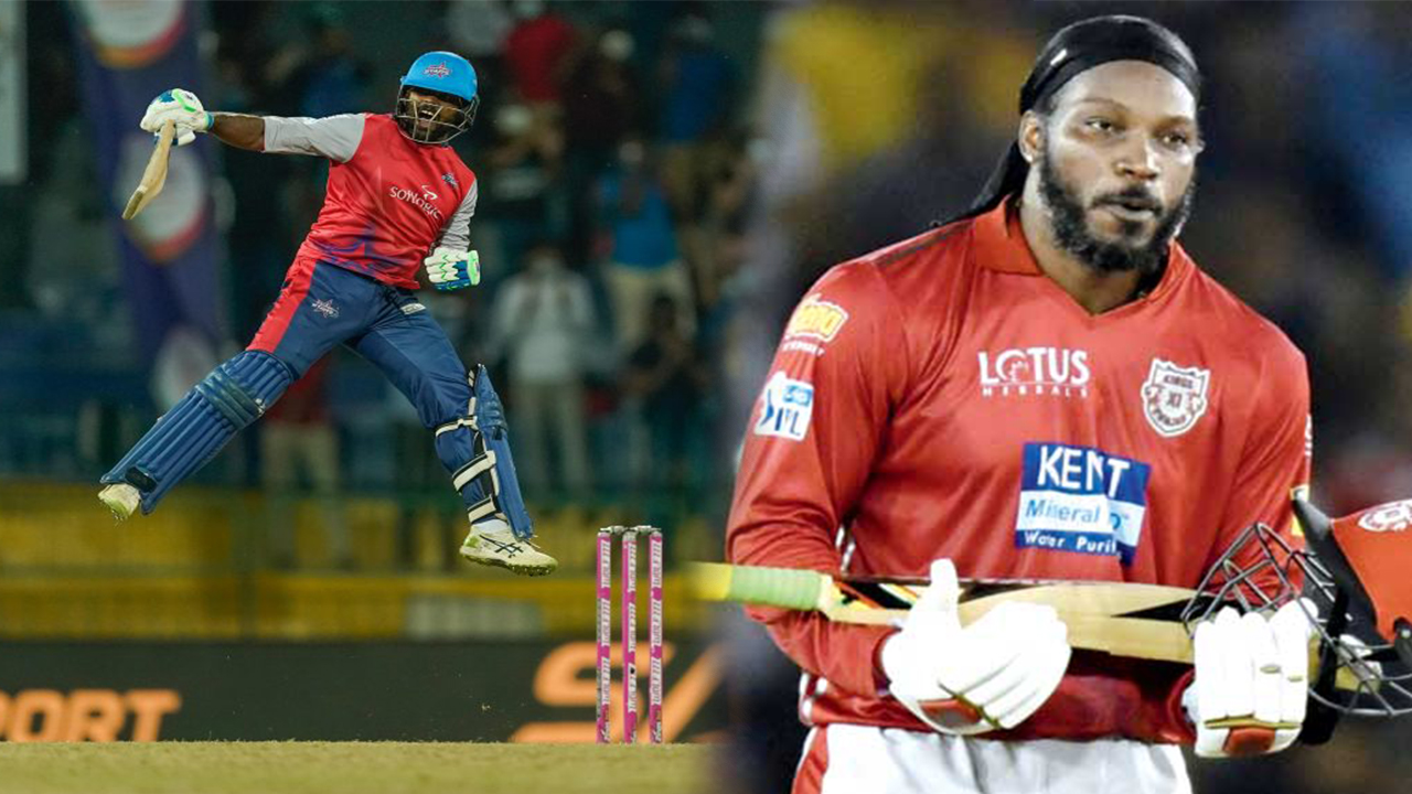 සීක්කුගේ වෙඩිමුරය , Chris gayle ව පසුකරයි.