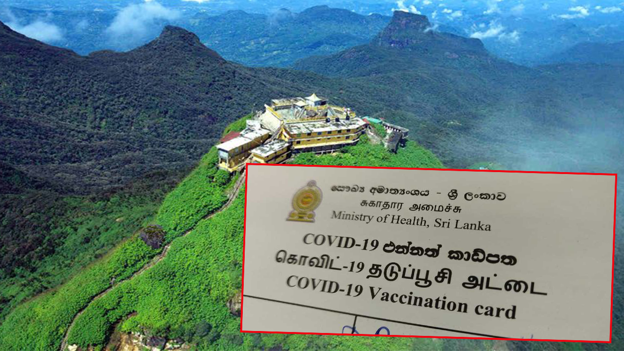 සිරිපා වදින්න යන්න එන්නත් කාඩ් එක අරන් යන්න සිරිපා වදින්න යන්න එන්නත් කාඩ් එක අරන් යන්න