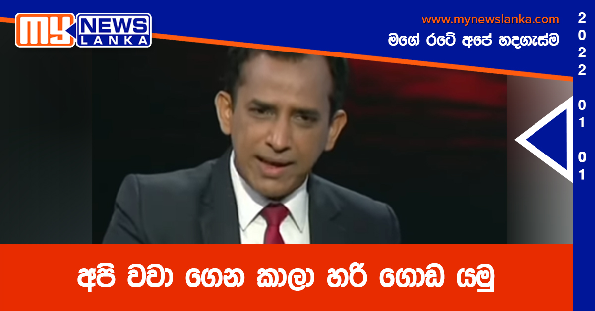 අපි වවා ගෙන කාලා හරි ගොඩ යමු