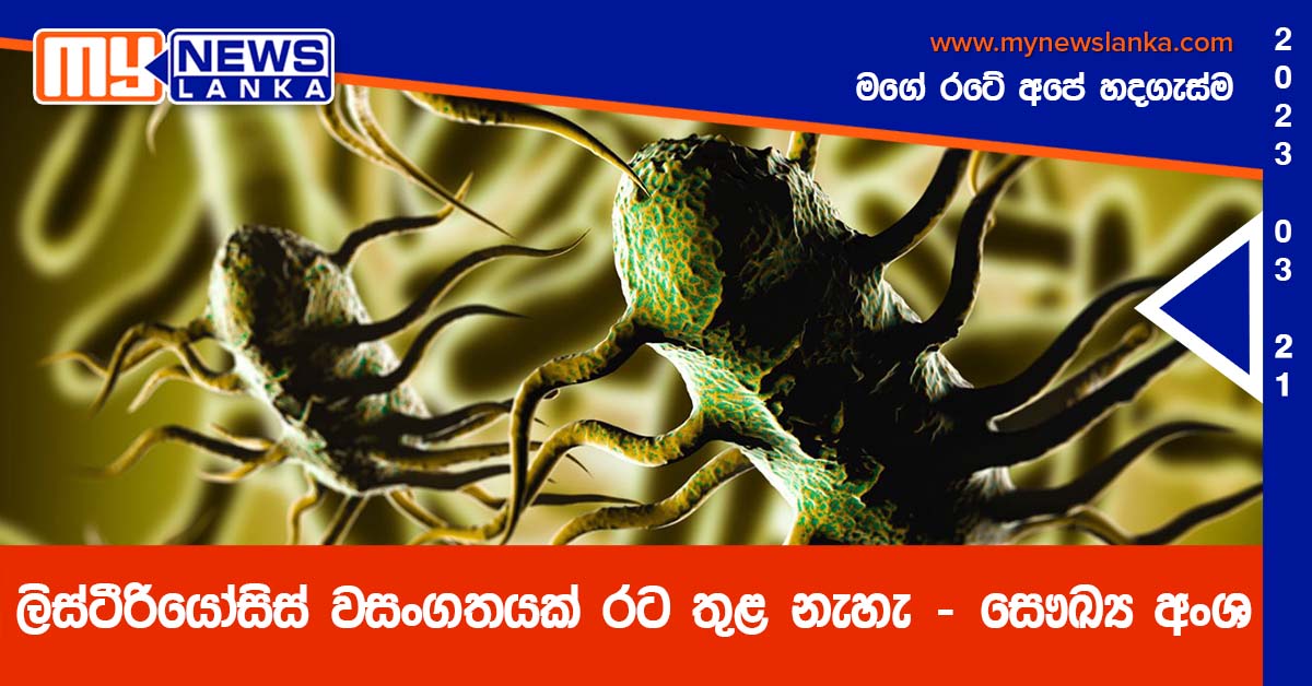 ලිස්ටීරියෝසිස් වසංගතයක් රට තුළ නැහැ – සෞඛ්ය අංශ ලිස්ටීරියෝසිස් වසංගතයක් රට තුළ නැහැ – සෞඛ්ය අංශ