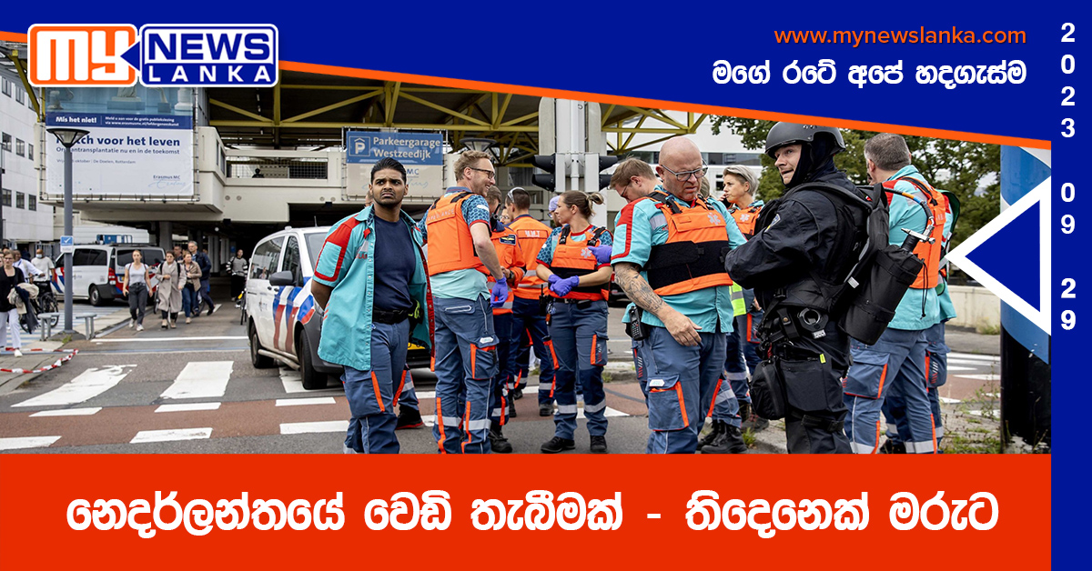 නෙදර්ලන්තයේ වෙඩි තැබීමක් – තිදෙනෙක් මරුට නෙදර්ලන්තයේ වෙඩි තැබීමක් – තිදෙනෙක් මරුට