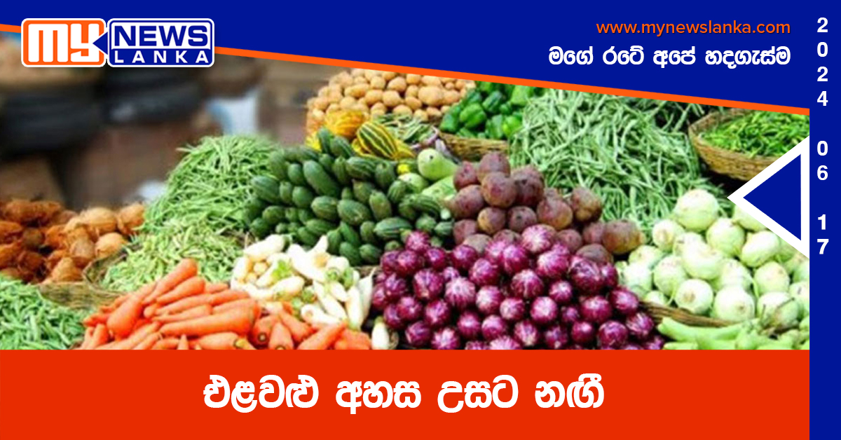 එළවළු අහස උසට නඟී එළවළු අහස උසට නඟී