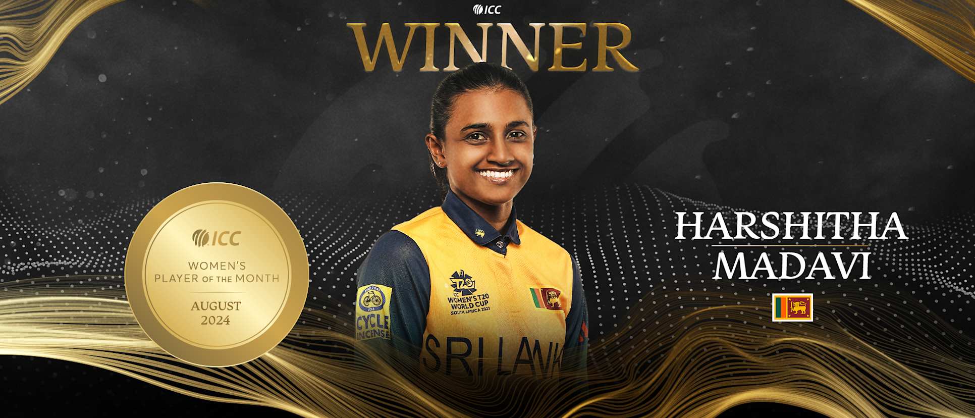 අගෝස්තු මාසයේ ICC ක්රීඩිකාව අගෝස්තු මාසයේ ICC ක්රීඩිකාව