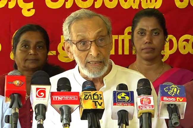 මහ මැතිවරණයේදී වාසුගේ සහය මාලිමාවට මහ මැතිවරණයේදී වාසුගේ සහය මාලිමාවට