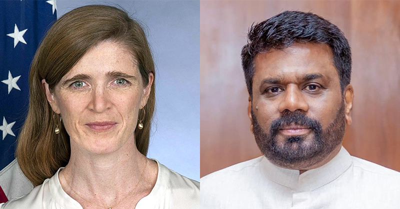 ජනපති හා සමන්තා පවර් අතර සාකච්ඡාවක් ජනපති හා සමන්තා පවර් අතර සාකච්ඡාවක්