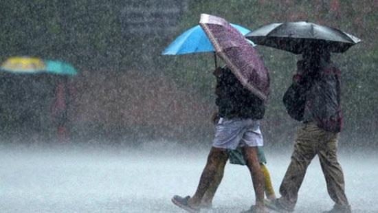 අද බොහෝ ප්රදේශවලට මිලිමීටර් 100ට වැඩි තද වැසි අද බොහෝ ප්රදේශවලට මිලිමීටර් 100ට වැඩි තද වැසි