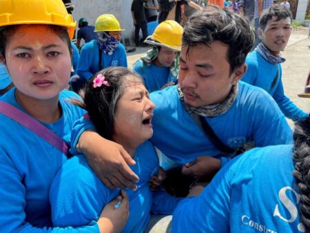 මියන්මාරයේ භූ කම්පනයෙන් මියගිය ගණන 694 දක්වා ඉහළට