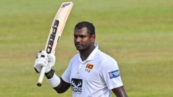 මැතිව්ස් ටෙස්ට් පිටියට සමු දෙයි – ටෙස්ට් තරඟය ජයපැරදුමෙන් නිමා වෙයි