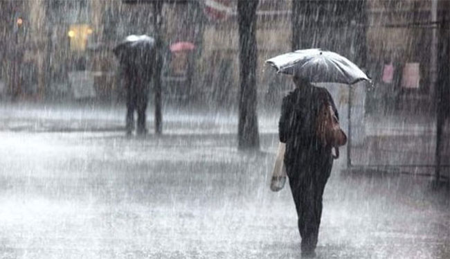 ප්රදේශ කිහිපයකට වැසි ප්රදේශ කිහිපයකට වැසි